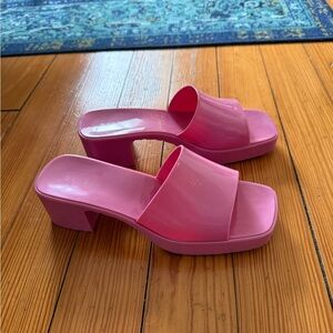 Pink Women's Slide Sandals